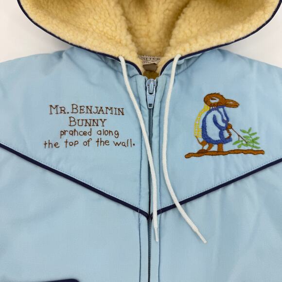 Beatrix Potter Quiltex Benjamin Bunny Winter Coat & Snow Pants Set Size 4 - Picture 4 of 14